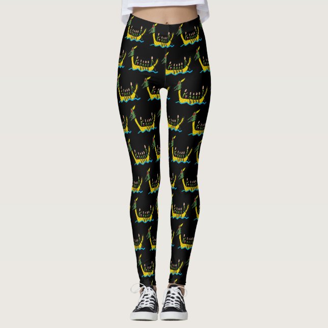 Dragon Boat Racing Leggings (Front)