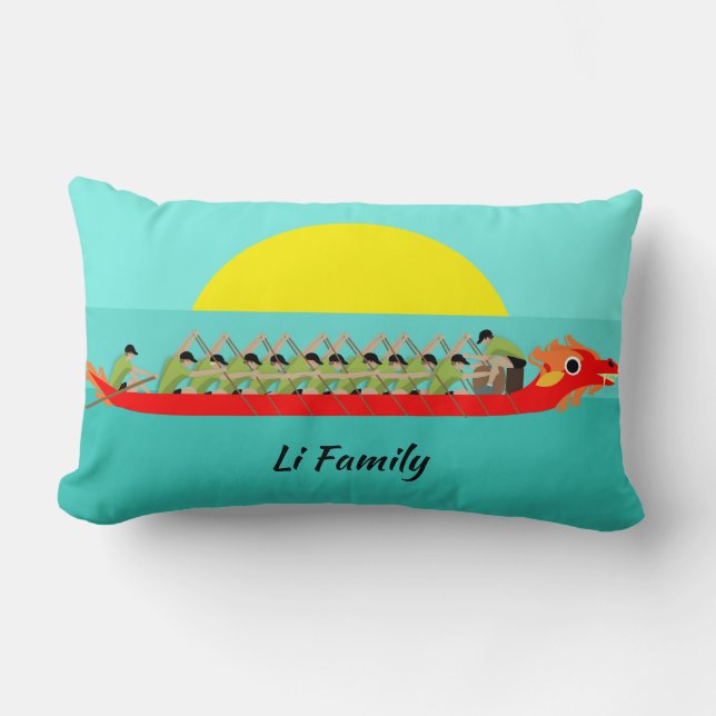 Dragon Boat Racing Lumbar Cushion (Front)