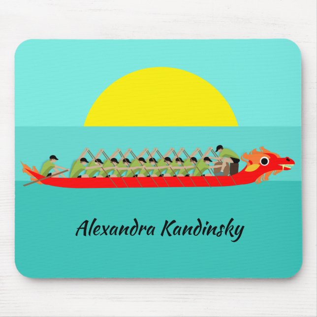 Dragon Boat Racing Mouse Mat (Front)