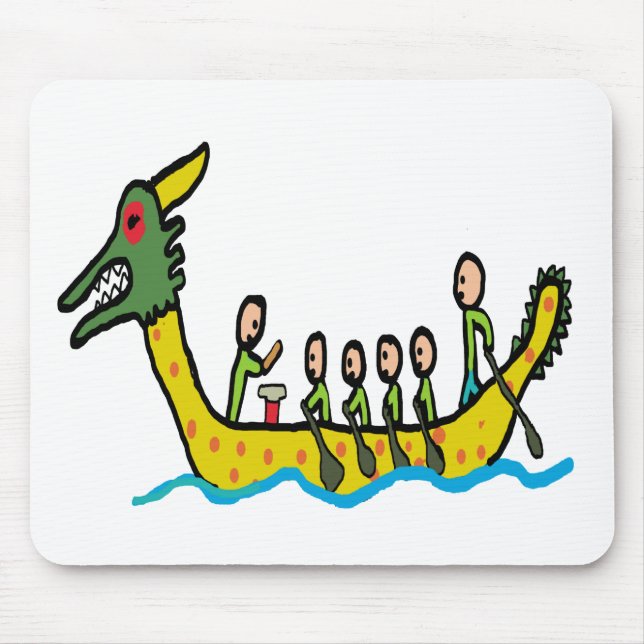 Dragon Boat Racing Mouse Mat (Front)