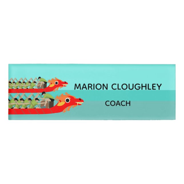 Dragon Boat Racing Name Tag (Front)