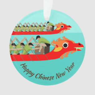 Dragon Boat Racing Ornament