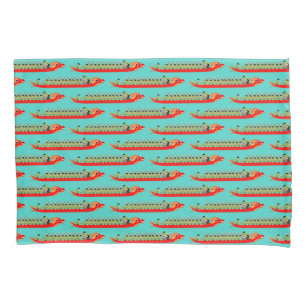 Dragon Boat Racing Pillowcase