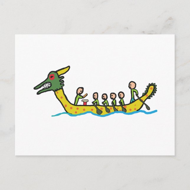 Dragon Boat Racing Postcard (Front)