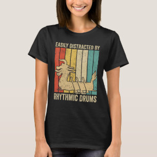 Dragon Boat Racing Race Paddle Distracted By Rhyth T-Shirt