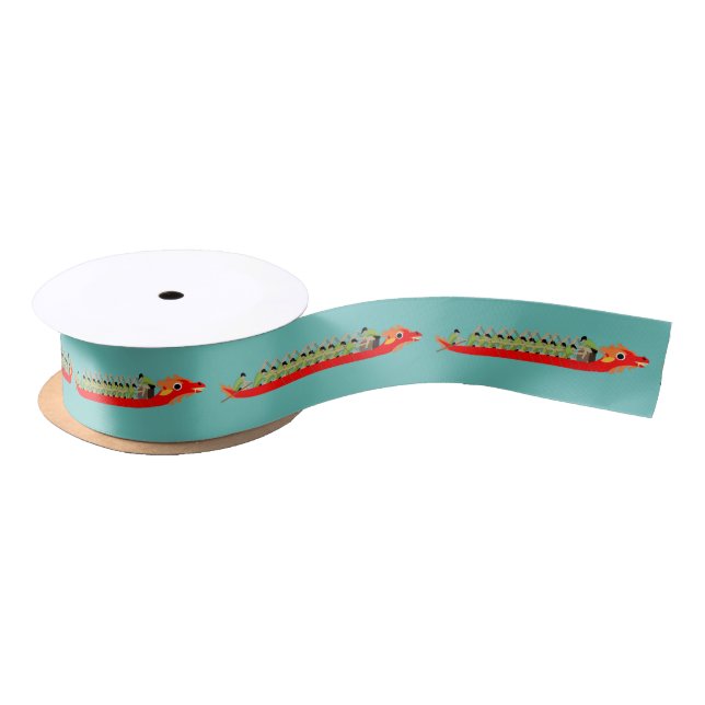 Dragon Boat Racing Satin Ribbon (Spool)