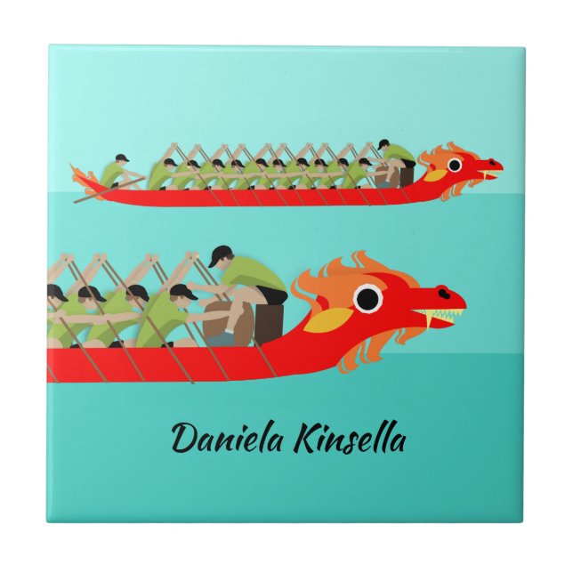 Dragon Boat Racing Tile (Front)