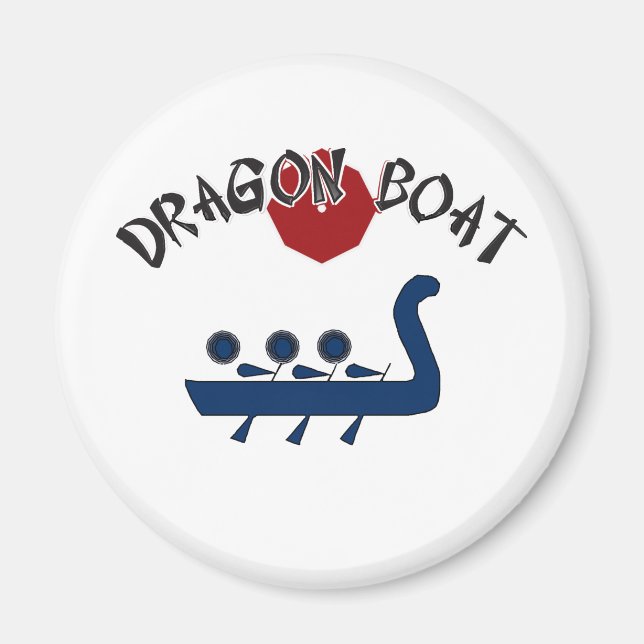 Dragon Boat Refrigerator Magnet (Front)
