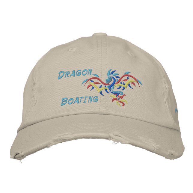 Dragon  Boating, sun dragon sports, Embroidered Hat (Front)