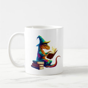 Dragon Bookworm - Cute Fantasy Reading Lover Desig Coffee Mug