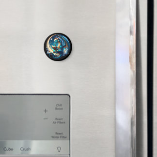 Dragon Bookworm, Moonlight Reading Tee Magnet