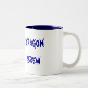 dragon brew Two-Tone coffee mug