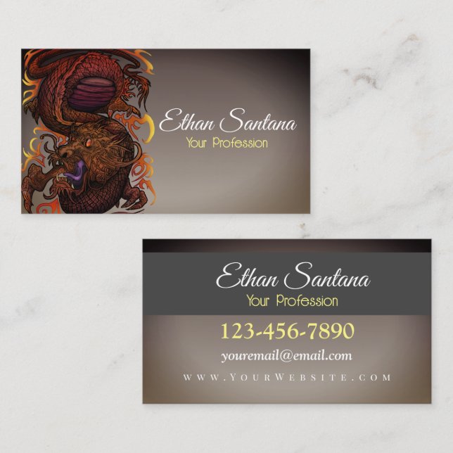Dragon Business Card (Front/Back)