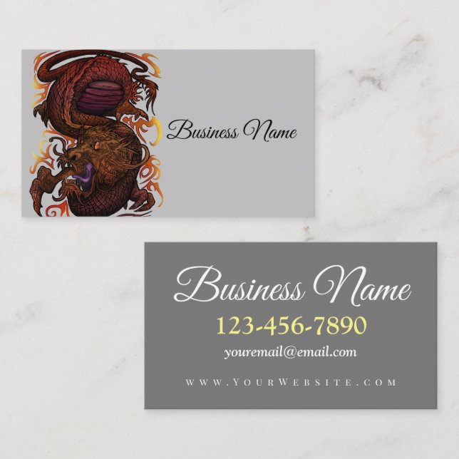 Dragon Business Card (Front/Back)