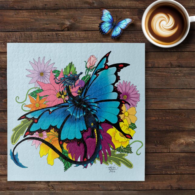 Dragon Butterfly Jigsaw Puzzle (Creator Uploaded)