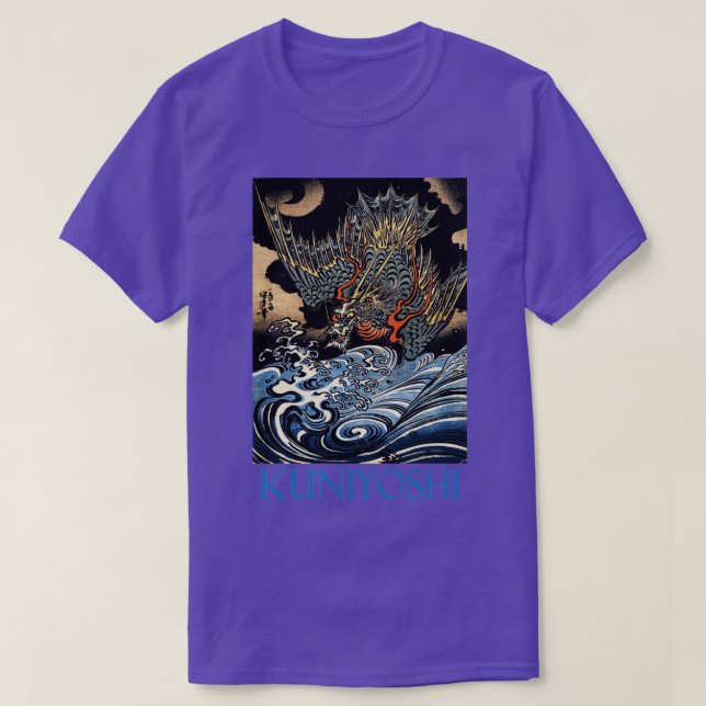 Dragon by Utagawa Kuniyoshi T-Shirt (Design Front)