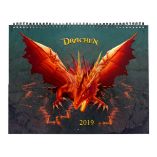 Dragon Calendar, Dragon Calendar (36cm x 28cm)