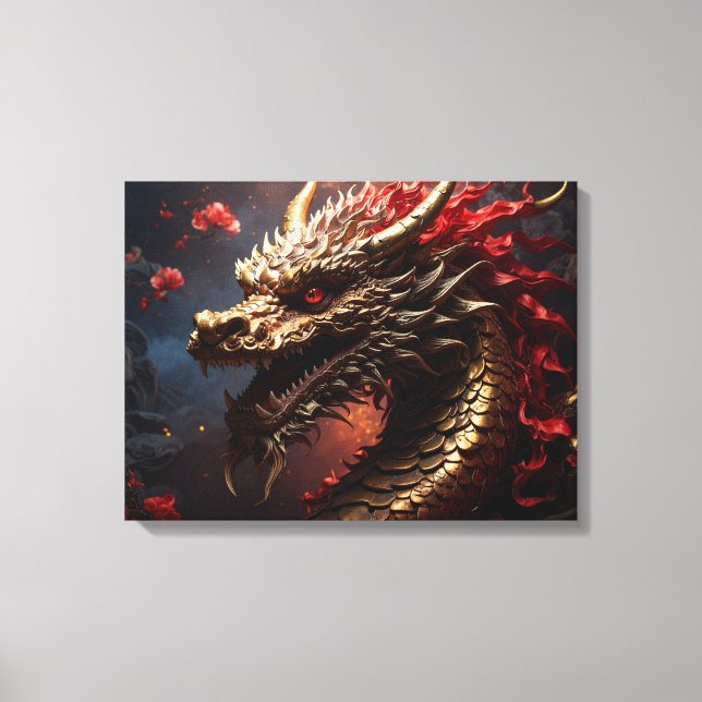 Dragon Canvas Print (Front)