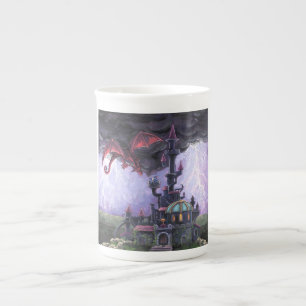Dragon Castle Bone China Mug