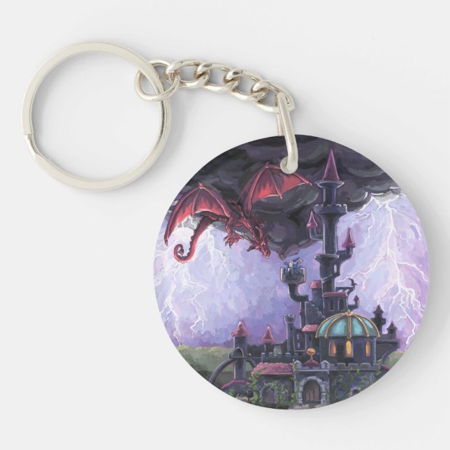 Dragon Castle Key Ring (Front)