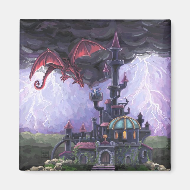 Dragon Castle Magnet (Front)