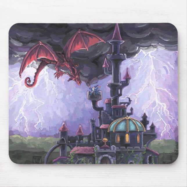 Dragon Castle Mouse Mat (Front)