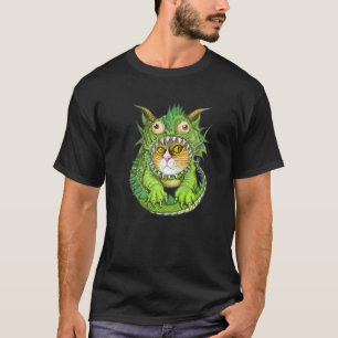 Dragon Cat Morgana By Miskel T-Shirt