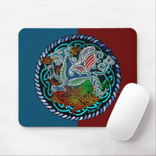 Dragon celtique mouse mat