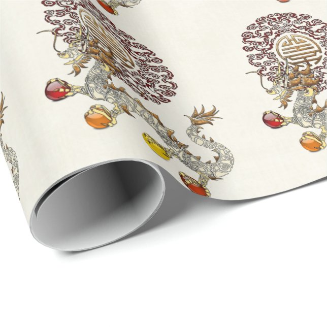 Dragon Chakra Wrapping Paper (Roll Corner)
