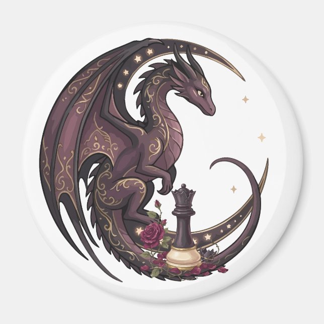 Dragon Chess Checkmate  Magnet (Front)