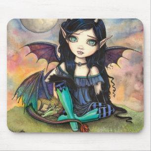 Dragon Child Cuge Big-Eye Fairy and Dragon Mouse Mat