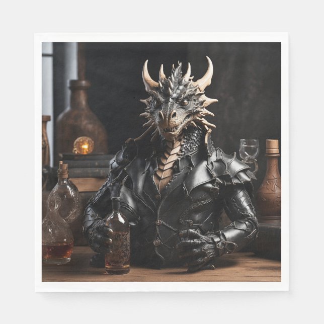 Dragon Chinese New Years Napkin (Front)