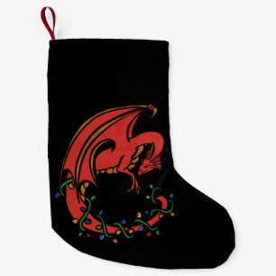 Dragon Christmas Small Christmas Stocking