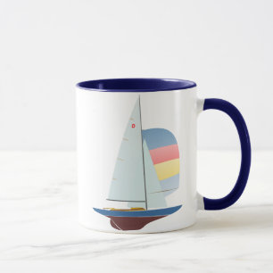 Dragon Class Racing Sailboat Mug