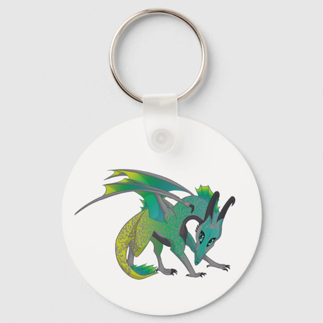 Dragon Colour Key Ring (Front)
