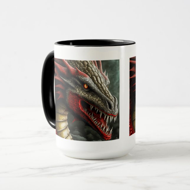 Dragon Combo Mug, 15 oz  Mug (Front Left)
