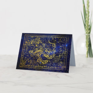 dragon constellation greeting card