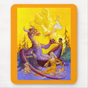 Dragon Cookout Mouse Mat