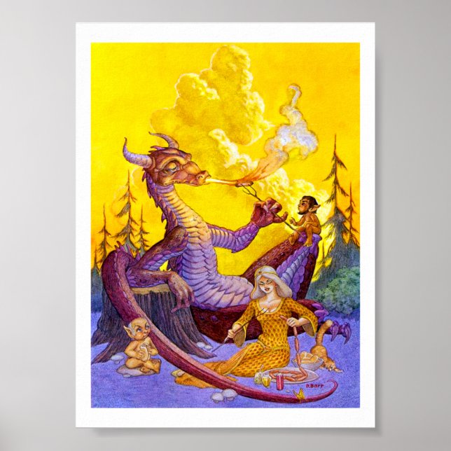Dragon Cookout Poster (Front)