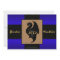 Dragon Crest Blue Senior Graduation Invitation