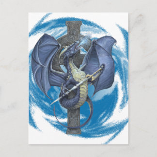Dragon Cross - Postcard