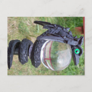 Dragon Crystal Staff Postcard