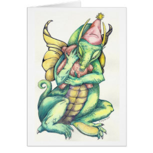 Dragon Cuddling Teddy Bear for Comfort