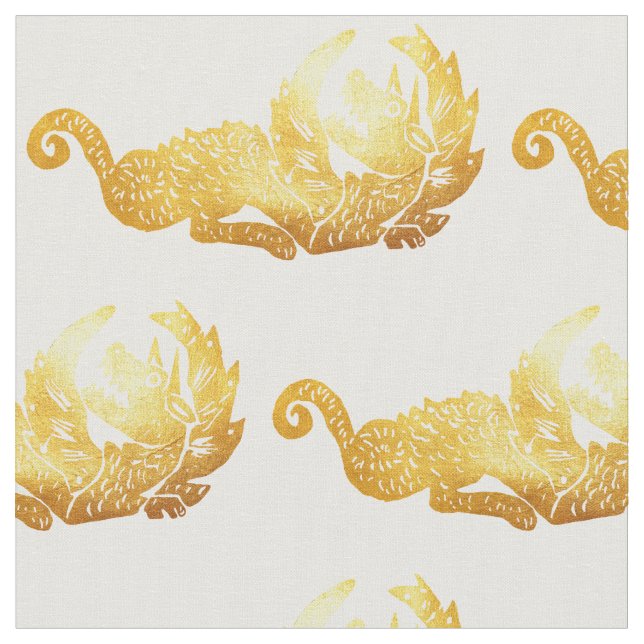Dragon Custom Combed Cotton (56" width) Fabric (Close Up)
