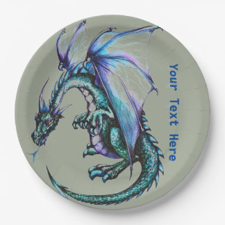 Dragon Custom Paper Plates 9"