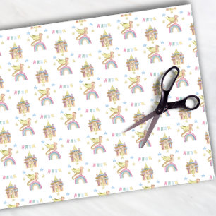 Dragon Cute Castle Magical mediaeval Funny Tissue Paper