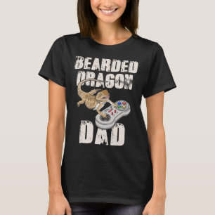 Dragon Dad Video Game Reptiles Pagona Gamers T-Shirt