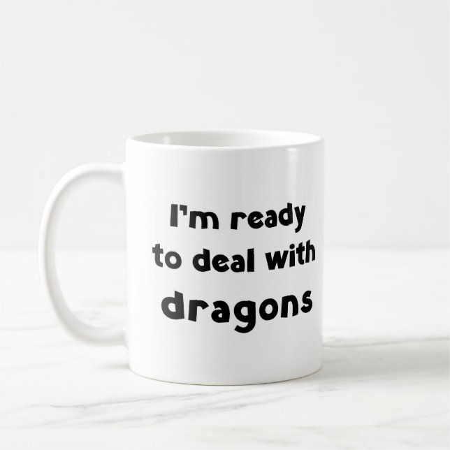 dragon deal with coffee mug (Left)