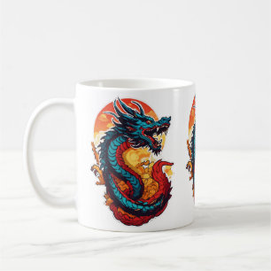 Dragon 🐲 design coffee mug