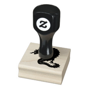 Dragon Design on Rubber Stamp